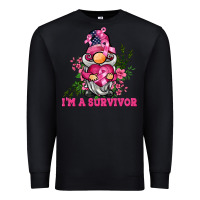 Black i'm a survivor gnome Premium Sweatshirt - BarkalooDesign