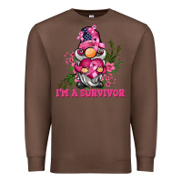 Chestnut i'm a survivor gnome Premium Sweatshirt - BarkalooDesign