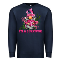 Navy i'm a survivor gnome Premium Sweatshirt - BarkalooDesign
