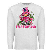 Oatmeal Heather i'm a survivor gnome Premium Sweatshirt - BarkalooDesign