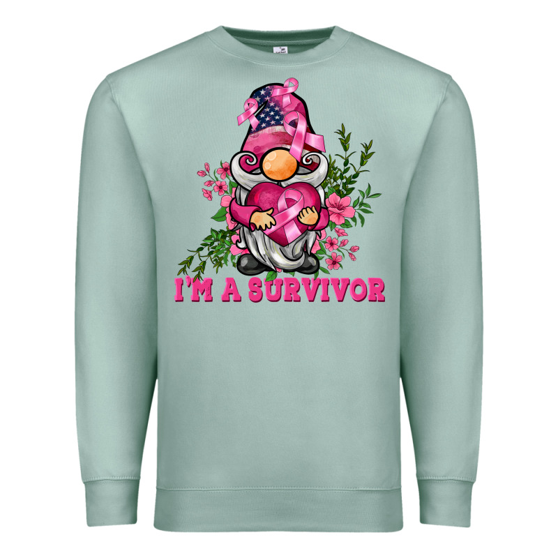 I'm A Survivor Gnome Premium Sweatshirt by BarkalooDesign | Teevron