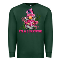 Sports Green i'm a survivor gnome Premium Sweatshirt - BarkalooDesign