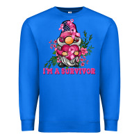True Royal i'm a survivor gnome Premium Sweatshirt - BarkalooDesign