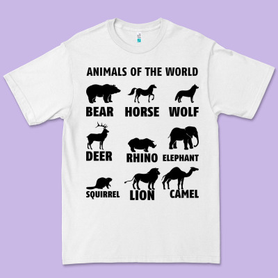 Animal Of The World Premium Tee Designed By Bettercallsaul