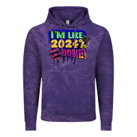 Cloud Purple i'm like 2024 done Vintage Hoodie - CowGirlArtShop