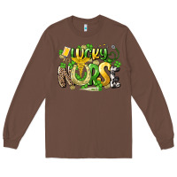 Chestnut lucky nurse St. Patrick's Long Sleeve Tee - HowdyJamesFarm