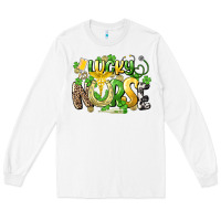 White lucky nurse St. Patrick's Long Sleeve Tee - HowdyJamesFarm