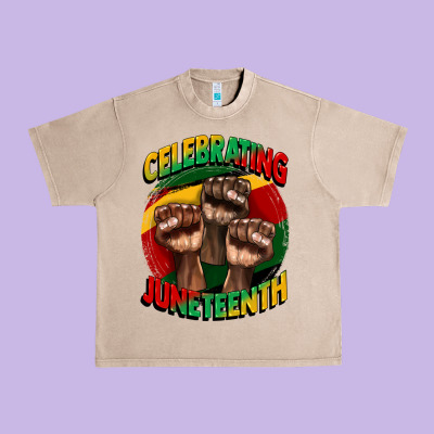 Im Celebrating Juneteenth  (1) Urban Heavy Tee Designed By Cowgirlartshop