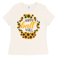 Bone Happy Fall Sunflowers Ladies Tee - Bettercallsaul