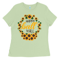Matcha Happy Fall Sunflowers Ladies Tee - Bettercallsaul