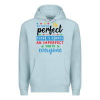 Blue Mist Not everyone is perfect. There is always an imperf Premium Hoodie - CowhideDigitalArt