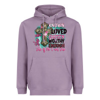 Lavender she is loved Heavyweight Hoodie - BarkalooDesign