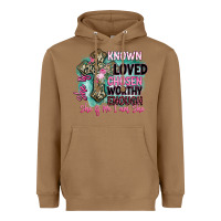 Toasted Coconut she is loved Heavyweight Hoodie - BarkalooDesign