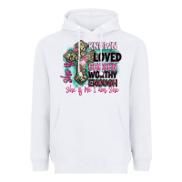 White she is loved Heavyweight Hoodie - BarkalooDesign