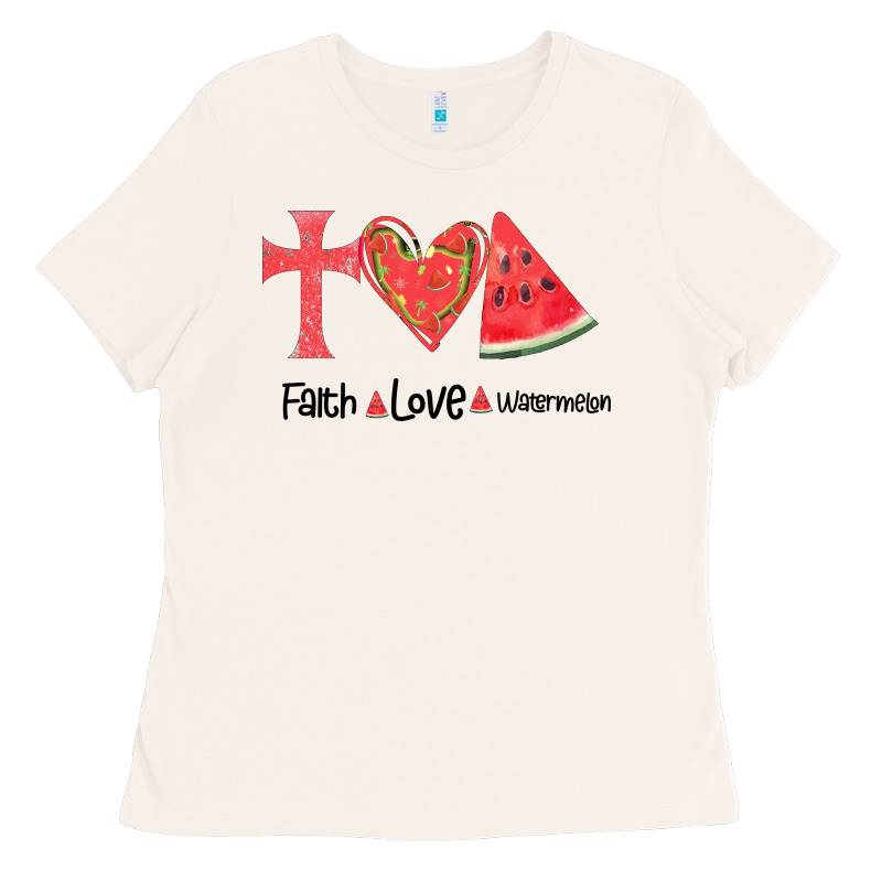 Faith Love Watermelon Ladies Tee by Bettercallsaul | Teevron