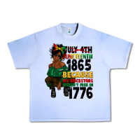 Grape Ice juneteenth 1865 because my ancestors Urban Heavy Tee - CowGirlArtShop