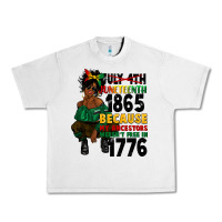 Lunar Rock juneteenth 1865 because my ancestors Urban Heavy Tee - CowGirlArtShop