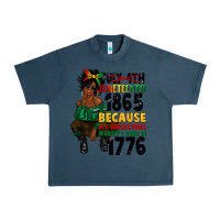 Midnight Navy juneteenth 1865 because my ancestors Urban Heavy Tee - CowGirlArtShop