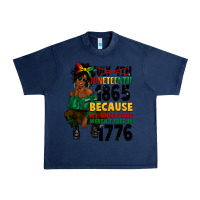 Navy juneteenth 1865 because my ancestors Urban Heavy Tee - CowGirlArtShop
