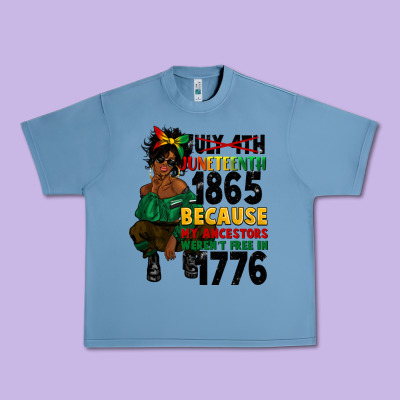 Juneteenth 1865 Because My Ancestors Urban Heavy Tee Designed By Cowgirlartshop
