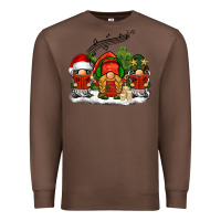 Chestnut Christmas choir gnomes Premium Sweatshirt - BarkalooDesign