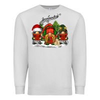 Dove Grey Christmas choir gnomes Premium Sweatshirt - BarkalooDesign