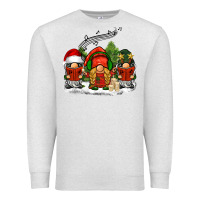 Oatmeal Heather Christmas choir gnomes Premium Sweatshirt - BarkalooDesign