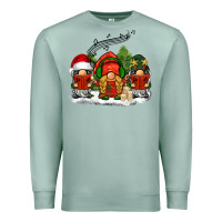 Seafoam Christmas choir gnomes Premium Sweatshirt - BarkalooDesign