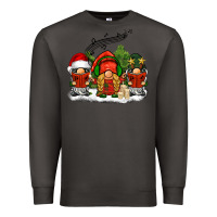 Smoke Christmas choir gnomes Premium Sweatshirt - BarkalooDesign