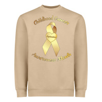 Mushroom childhood cancer awareness children cure kids Heavyweight Sweatshirt - DesignPulse