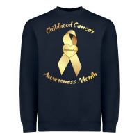 Childhood Cancer Awareness Children Cure Kids Heavyweight Sweatshirt | Teevron
