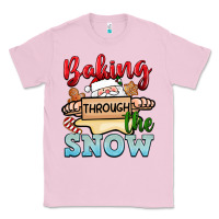 Bubblegum Pink Baking through the snow Classic Tee - NancyCooperArtShop