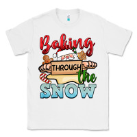 White Baking through the snow Classic Tee - NancyCooperArtShop