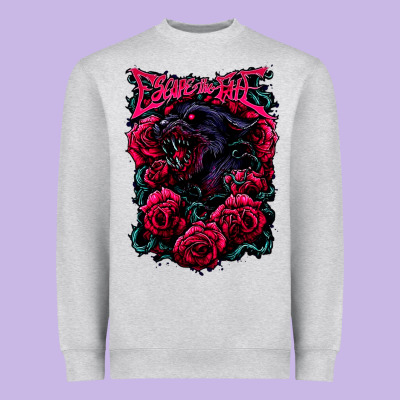 Escape The Fate Heavyweight Sweatshirt Designed By Designpulse