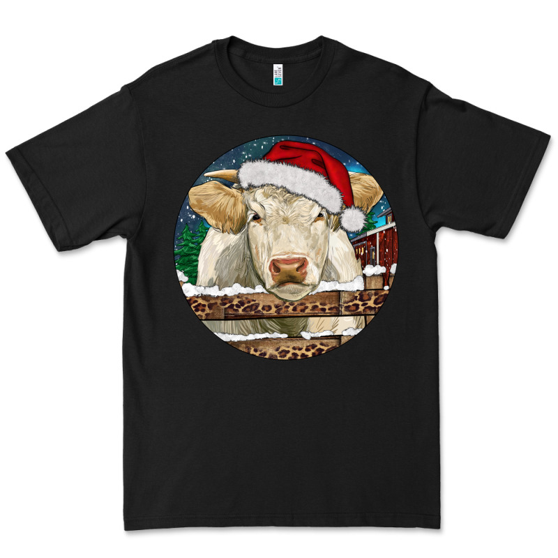 Charolais Cow Christmas Premium Tee by RanaPortraitStore | Teevron