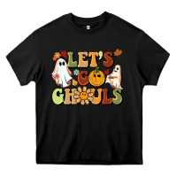 Black halloween lets go ghouls Heavy Core Tee - BarkalooDesign