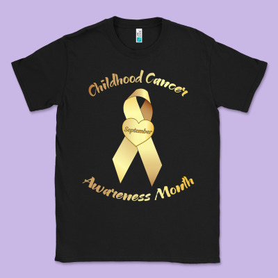 Childhood Cancer Awareness Children Cure Kids Classic Tee Designed By Designpulse