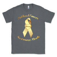 Charcoal Heather childhood cancer awareness children cure kids Classic Tee - DesignPulse