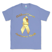 Colony Blue childhood cancer awareness children cure kids Classic Tee - DesignPulse