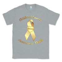 Heather Grey childhood cancer awareness children cure kids Classic Tee - DesignPulse