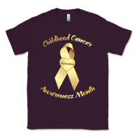 Plum childhood cancer awareness children cure kids Classic Tee - DesignPulse