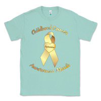 Seafoam childhood cancer awareness children cure kids Classic Tee - DesignPulse