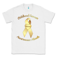 White childhood cancer awareness children cure kids Classic Tee - DesignPulse