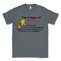 Charcoal Heather the 4 stages of soju i'm rich i'm good looking t shirt Classic Tee - DesignPulse