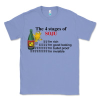Colony Blue the 4 stages of soju i'm rich i'm good looking t shirt Classic Tee - DesignPulse