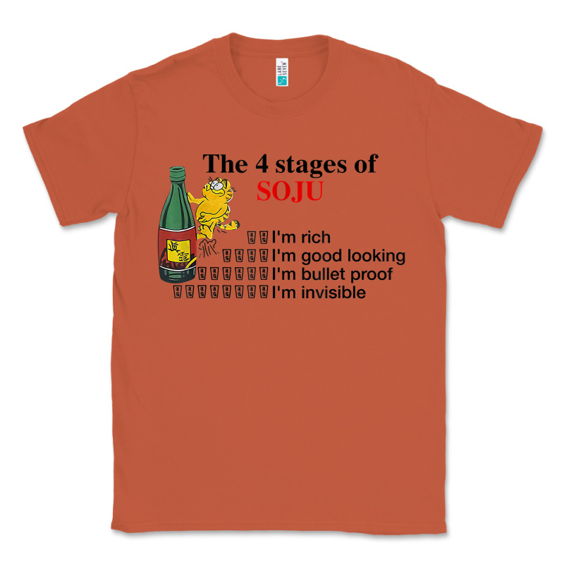 The 4 Stages Of Soju I'm Rich I'm Good Looking T Shirt Classic Tee by DesignPulse | Teevron