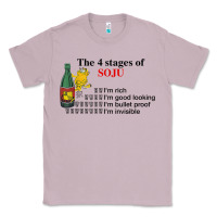 Lilac the 4 stages of soju i'm rich i'm good looking t shirt Classic Tee - DesignPulse