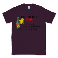 Plum the 4 stages of soju i'm rich i'm good looking t shirt Classic Tee - DesignPulse