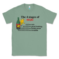 Sage the 4 stages of soju i'm rich i'm good looking t shirt Classic Tee - DesignPulse