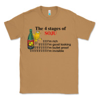 Toasted Coconut the 4 stages of soju i'm rich i'm good looking t shirt Classic Tee - DesignPulse